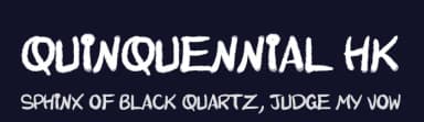 Quinquennial HK by Poemhaiku — Script Handwritten Font — thumbnail 2