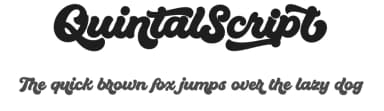 Quintal Script by Måns Grebäck — Script Handwritten Font — thumbnail 1