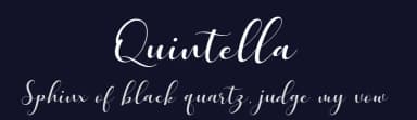 Quintella by Uloel Design — Script Handwritten Font — thumbnail 2