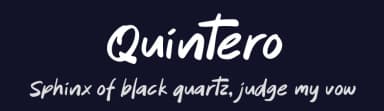 Quintero by Gracetype Studio — Script Handwritten Font — thumbnail 2