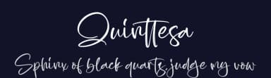 Quinttesa by Integritype Studio — Script Handwritten Font — thumbnail 2