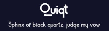 Quiqt by belovestudio — Sans Serif Font — thumbnail 2