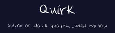 Quirk by Sapphire Starr — Script Handwritten Font — thumbnail 2