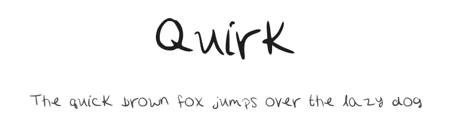 Quirk by Sapphire Starr — Script Handwritten Font — preview 1