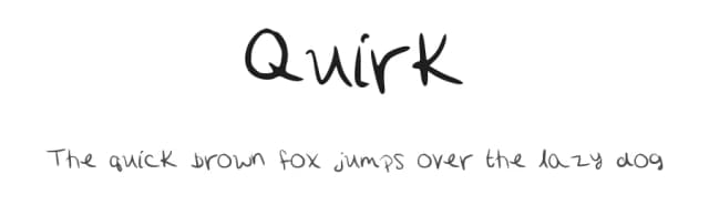 Quirk by Sapphire Starr — Script Handwritten Font