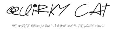 Quirky Cat by Hawtpixel — Script Handwritten Font — thumbnail 1