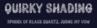 Quirky Shading by Ainun Jinan — Script Handwritten Font — thumbnail 2
