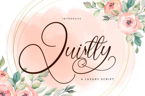 Quirtty Font by Vunira — Script Handwritten Font