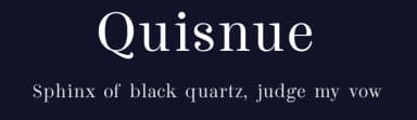 Quisnue by Lerima — Serif Font — thumbnail 2