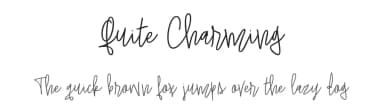 Quite Charming by Brittney Murphy Design — Script Handwritten Font — thumbnail 1