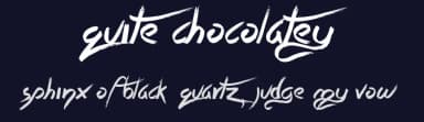 Quite Chocolatey by JSH creates — Script Handwritten Font — thumbnail 2
