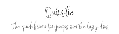 Quixotic by Deniz86 — Script Handwritten Font — thumbnail 1