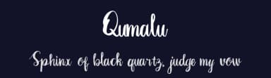 Qumalu by Lettering Mom — Script Handwritten Font — thumbnail 2