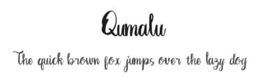 Qumalu by Lettering Mom — Script Handwritten Font — thumbnail 1