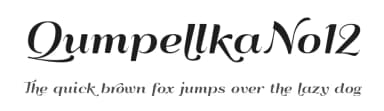 QumpellkaNo12 by gluk — Script Handwritten Font — thumbnail 1