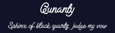 Qunanty by Vunira Design — Script Handwritten Font — thumbnail 2