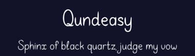 Qundeasy by Tanya Savchenko — Script Handwritten Font — thumbnail 2
