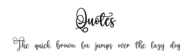 Quotes by Scratchones — Script Handwritten Font — thumbnail 1