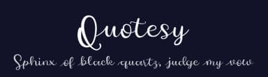 Quotesy by Kurnia Setyadi — Script Handwritten Font — thumbnail 2