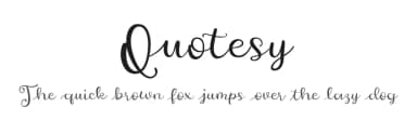 Quotesy by Kurnia Setyadi — Script Handwritten Font — thumbnail 1