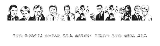 Quotidian by Michael Gaines — Dingbats Font