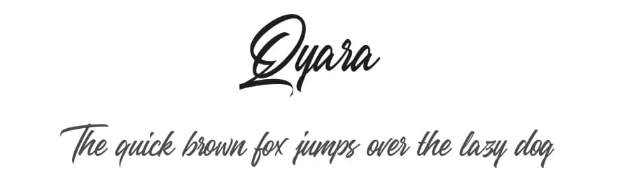 Qyara by Nugs Studio — Script Handwritten Font