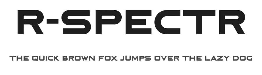 R-Spectr by Zach Tyler — Sans Serif Font