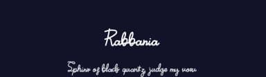 Rabbania by ginan_perdana — Script Handwritten Font — thumbnail 2