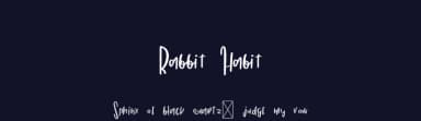 Rabbit Habit by Go Letter — Script Handwritten Font — thumbnail 2