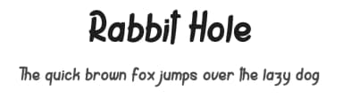Rabbit Hole by dcoxy - Greg Medina — Script Handwritten Font — thumbnail 1