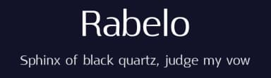 Rabelo by Pedro Teixeira Foundry — Sans Serif Font — thumbnail 2
