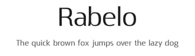 Rabelo by Pedro Teixeira Foundry — Sans Serif Font — thumbnail 1