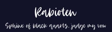 Rabioten by Timur Type — Script Handwritten Font — thumbnail 2