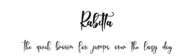 Rabitta by Letterafa Studio — Script Handwritten Font — thumbnail 1