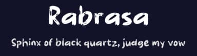 Rabrasa by wepfont.com — Script Handwritten Font — thumbnail 2