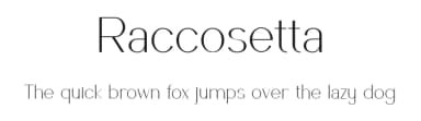 Raccosetta by Patria Ari Typestudio — Sans Serif Font — thumbnail 1