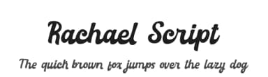 Rachael Script by Debut Studio — Script Handwritten Font — thumbnail 1