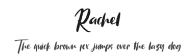 Rachel by Darno Wiyanto — Script Handwritten Font — thumbnail 1