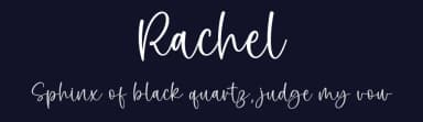 Rachel by Graphix Line Studio — Script Handwritten Font — thumbnail 2
