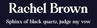 Rachel Brown by Fargun Studio — Serif Font — thumbnail 2