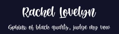 Rachel Lovelyn by Kotak Kuning Studio — Script Handwritten Font — thumbnail 2
