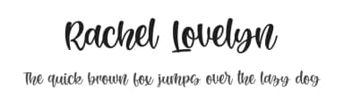 Rachel Lovelyn by Kotak Kuning Studio — Script Handwritten Font — thumbnail 1