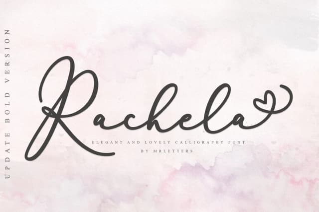 Rachela Font by Mrletters — Script Handwritten Font
