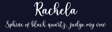 Rachela by Makashi — Script Handwritten Font — thumbnail 2