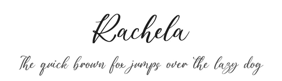 Rachela by FatmaStudio — Script Handwritten Font — preview 1
