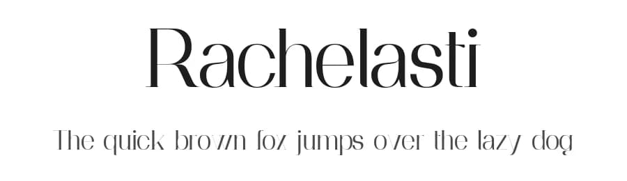 Rachelasti by Ibra Creative Studio — Sans Serif Font