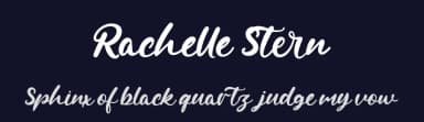Rachelle Stern by Kong Font — Script Handwritten Font — thumbnail 2
