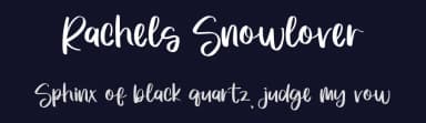 Rachels Snowlover by Inermedia Studio — Script Handwritten Font — thumbnail 2