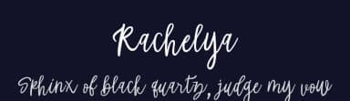 Rachelya by 7NTypes — Script Handwritten Font — thumbnail 2