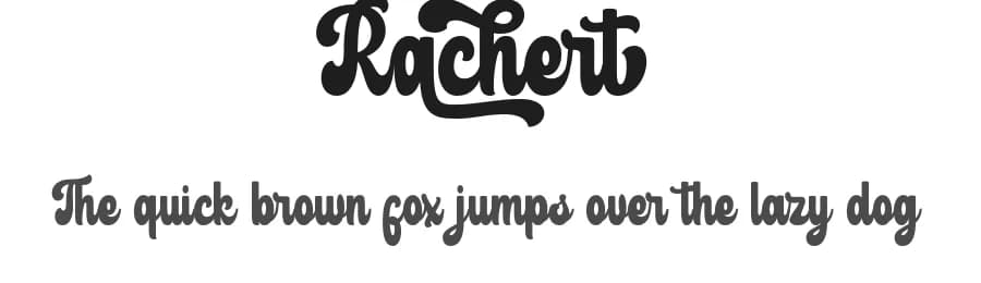 Rachert by Ahweproject — Script Handwritten Font
